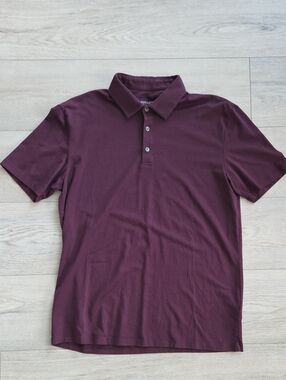 RW&CO. Men's M Polo - Supima Cotton - Burgundy